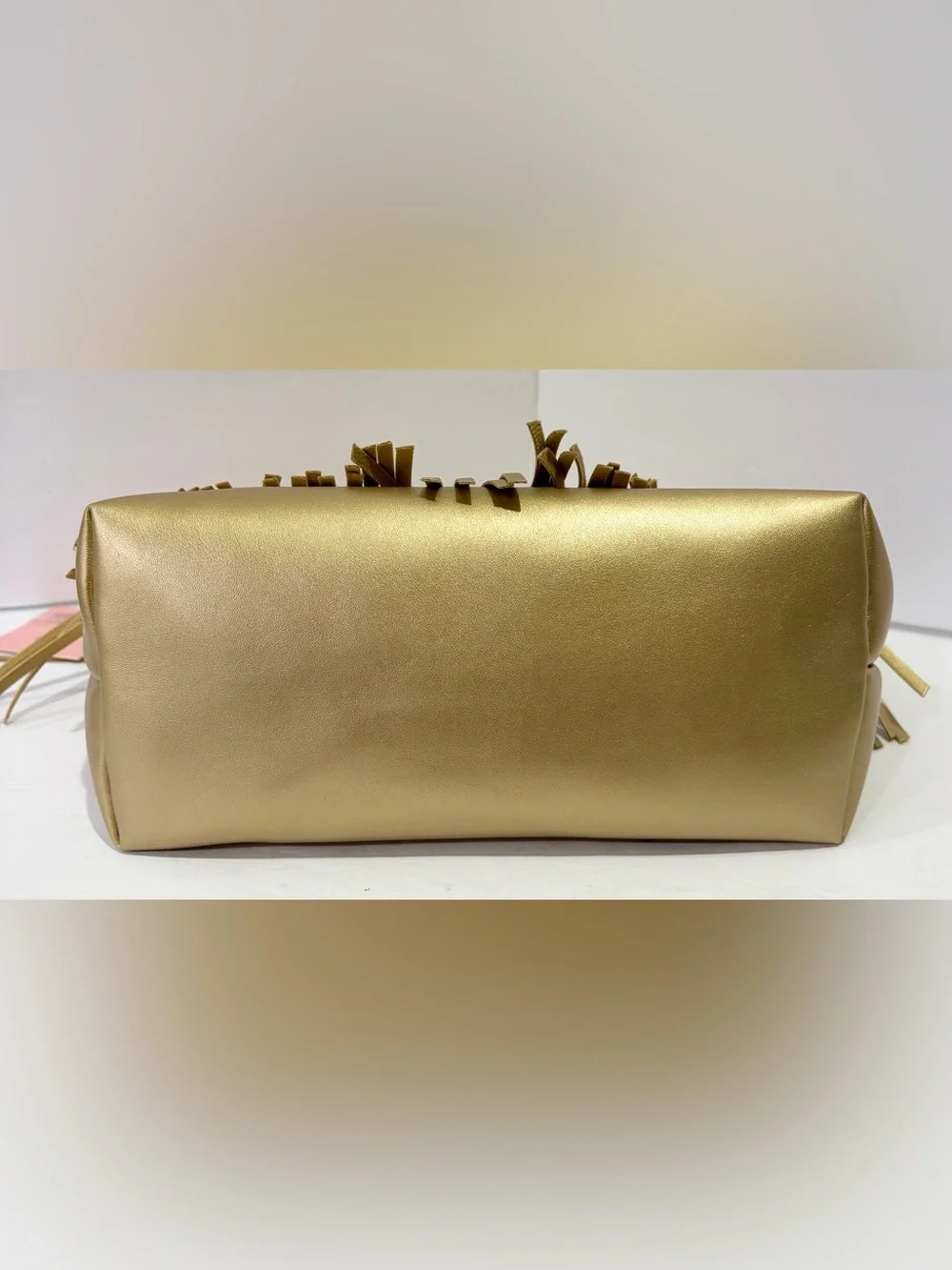 Juicy Couture Gold Fringe Cosmetic Bag NWT